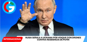 Rusia señala a Ucrania por ataque con drones contra residencia de Putin