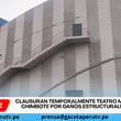 Clausuran temporalmente Teatro Municipal de Chimbote por daños estructurales graves