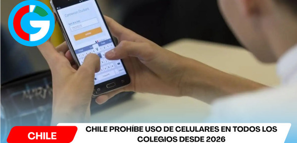 Chile prohíbe uso de celulares en todos los colegios desde 2026