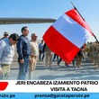 Jerí encabeza izamiento patrio durante visita a Tacna