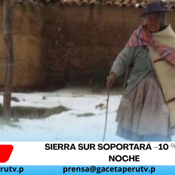 Sierra sur soportará –10 °C esta noche