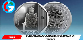 BCR lanza sol con cerámica Nasca en relieve