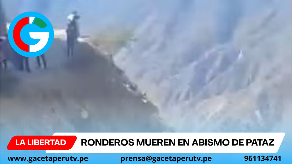 Ronderos mueren en abismo de Pataz