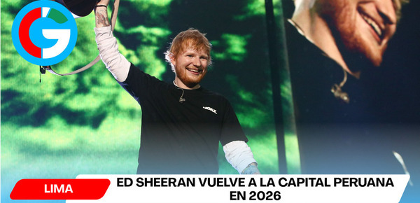 Ed Sheeran vuelve a la capital peruana en 2026