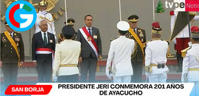 Presidente Jerí conmemora 201 años de Ayacucho