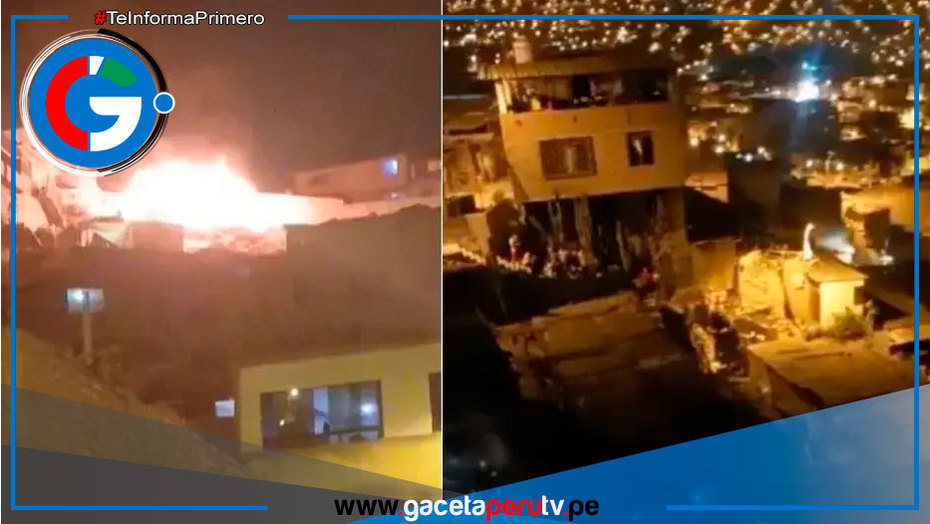 Madre e hijo salvan de incendio provocado en Villa María del Triunfo