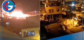 Madre e hijo salvan de incendio provocado en Villa María del Triunfo