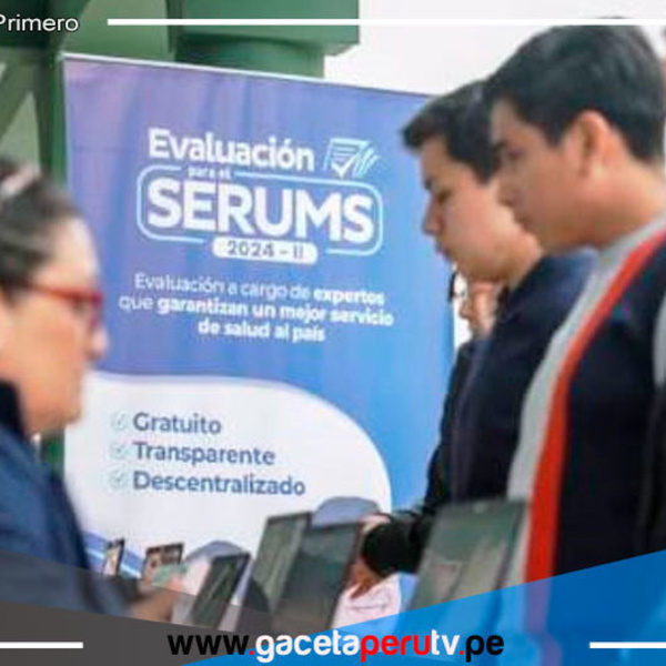Anuncian que evaluación Serums 2025-I será el 6 de abril 