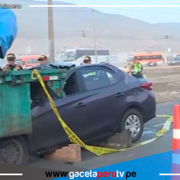 Santa Rosa: choque de auto con tráiler deja tres personas fallecidas