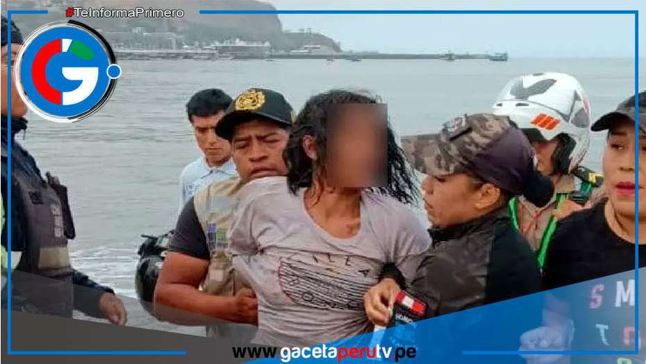 Serenazgo rescata a niño de madre que amenazó ahogarlo en Chorrillos