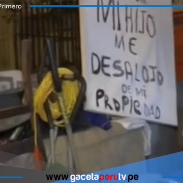 Jesús María: Anciana que fue desalojada de su casa firmó un acuerdo con su hijo y regresará a su hogar