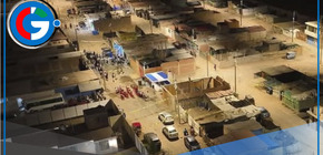 Inauguran obra de electrificación en asociación de vivienda en Cañete