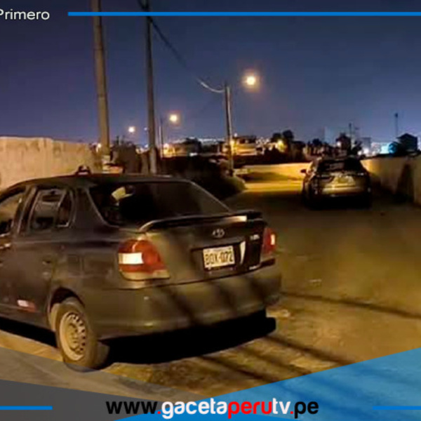 Calle Pérez Araníbar, a pocos metros de la escena del crimen