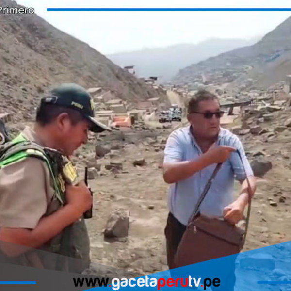 Intervienen a presunto traficante de tierras en Belaúnde - Comas