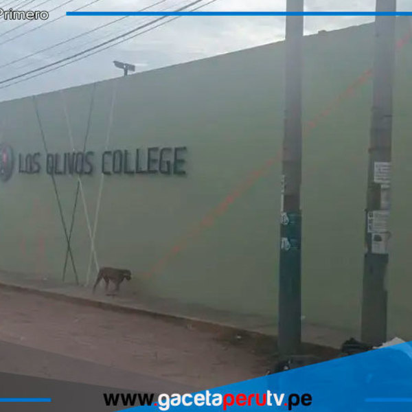 Colegio Los Olivos suspende clases por amenaza en Comas