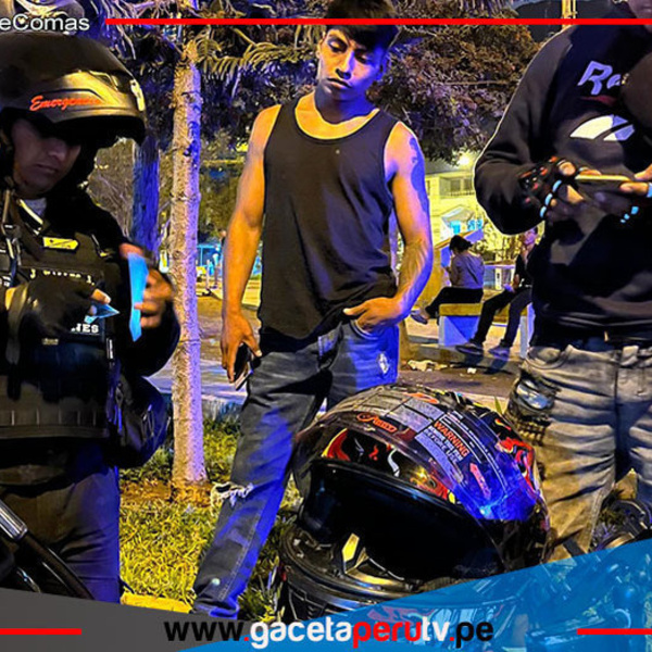 Intervienen a más de 100 personas motociclistas y mototaxistas en Comas por seguridad