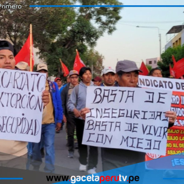 Marcha contra la criminalidad se hace escuchar