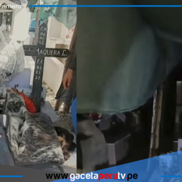 Arequipa: anciano duerme sobre la tumba de su esposa desde hace dos meses