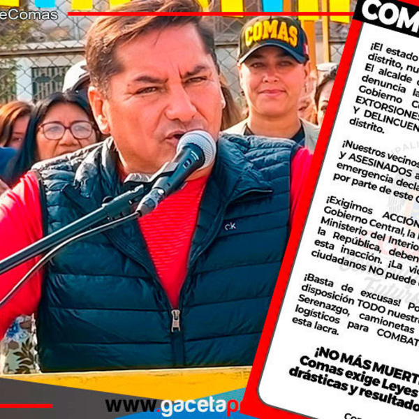Comas denuncia ineficacia del Gobierno ante violencia