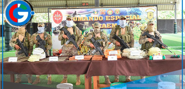  Fuerzas Armadas decomisan explosivos de Sendero Luminoso