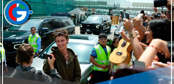 Shawn Mendes emocionado con recibimiento de fans