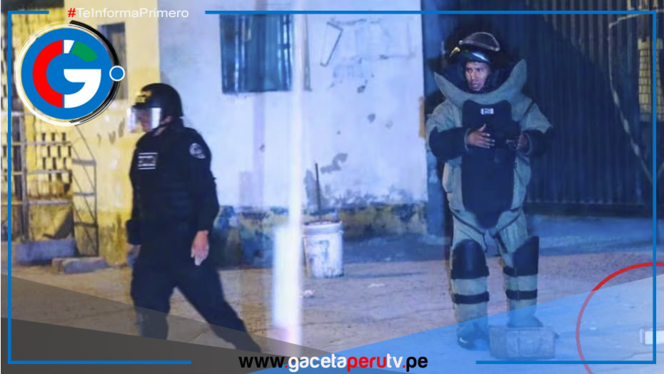 SJL: Dejan granada y mensaje extorsivo en puerta de penal Castro Castro