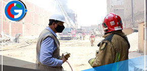 Realizan monitoreo de aire tras incendio en Cercado de Lima 