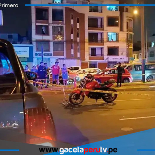 Choque entre motocicleta y scooter deja un muerto y un herido en Los Olivos
