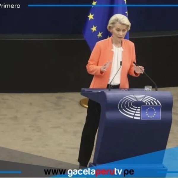 Von der Leyen, en Estrasburgo.