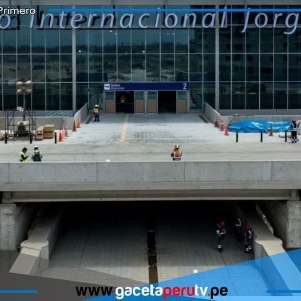 La nueva infraestructura del aeropuerto internacional Jorge Chávez.