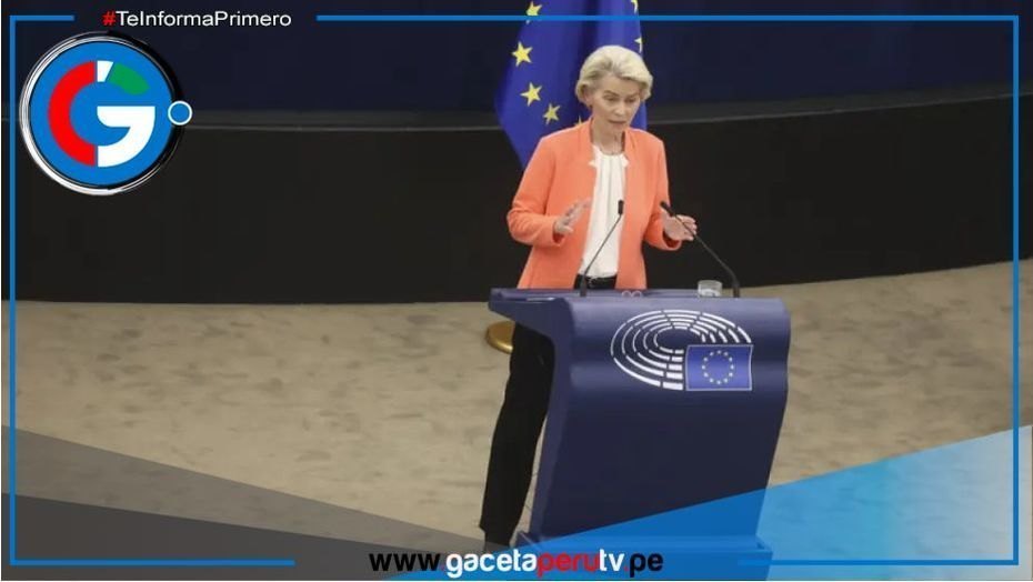 Von der Leyen, en Estrasburgo.