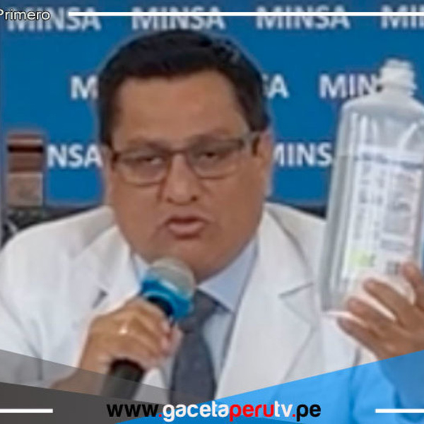 Cesar Vásquez: "Abastecimiento de suero fisiológico está garantizado" 