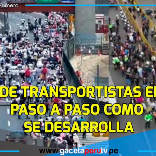 Paro de Transportistas en Lima, por inseguridad ciudadana