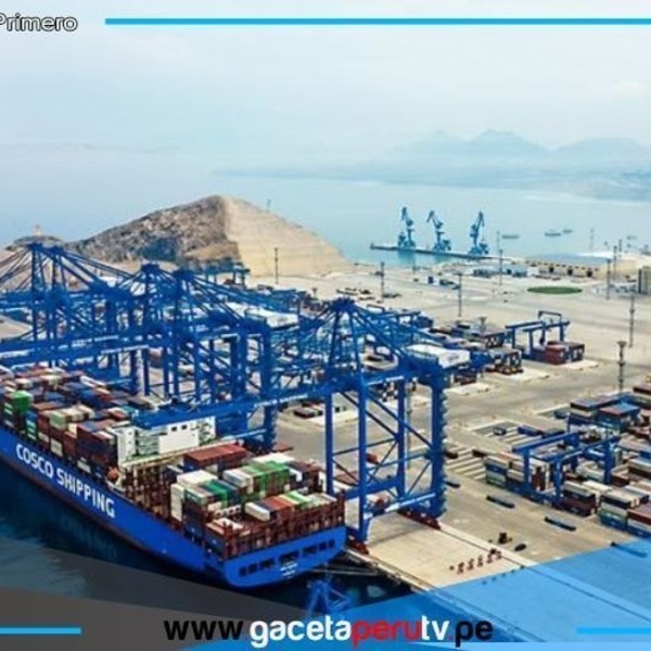 Indecopi advierte falta de competencia en el puerto de Chancay.