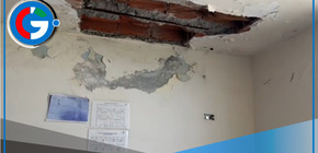 Colapso de techo en Centro de Salud de Arequipa 