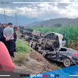 Trujillo: Choque frontal entre volquete y auto en Simbal deja cinco muertos 