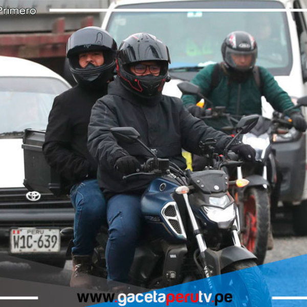 Motocicletas solo podrán circular con su conductor, sin ningún acompañante 