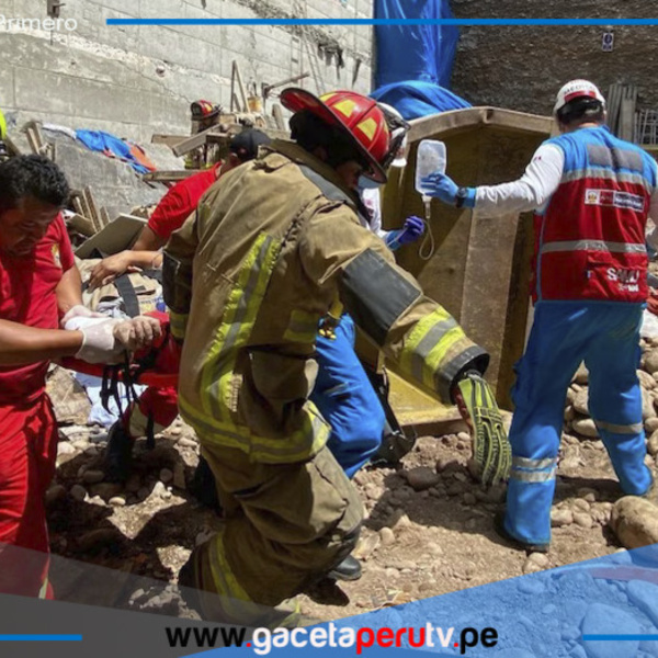 Jesús María: Caída de una grúa deja un muerto y otros tres heridos en obra