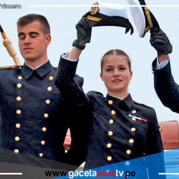 Princesa Leonor de España llega al Perú como parte de buque escuela