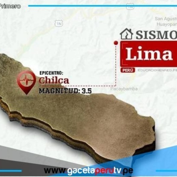 Temblor de magnitud 3.5 sacude Lima sin causar daños.