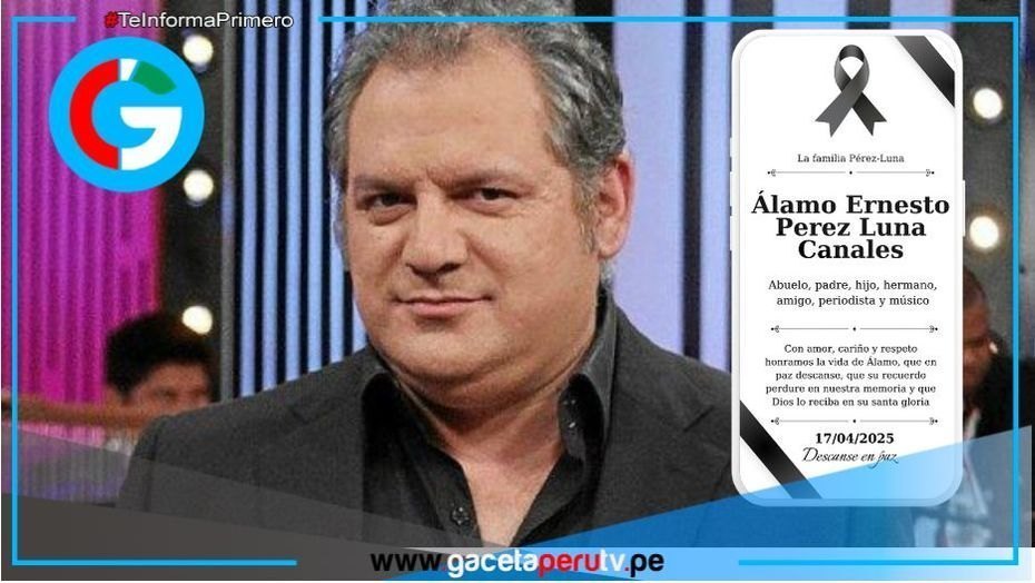 Fallece el periodista Álamo Pérez-Luna a los 61 años.