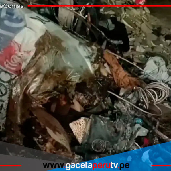 Explosión de gas en Comas deja tres heridos graves