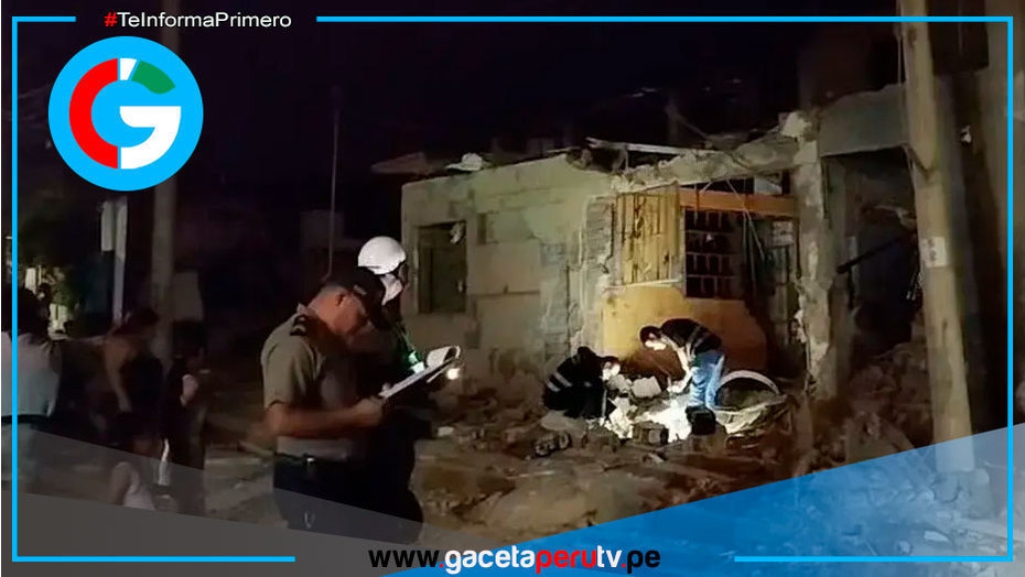 Explosión en barrio tumbesino deja un muerto y heridos