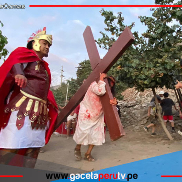 Teatro en Semana Santa emocionó al público de Comas