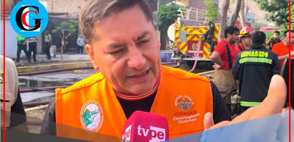 Alcalde exige frenar extorsiones tras incendio en fábrica en Comas