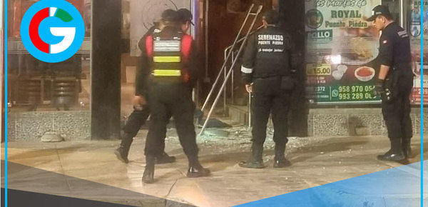 Detonan explosivo frente a conocida pollería Royal en madrugada