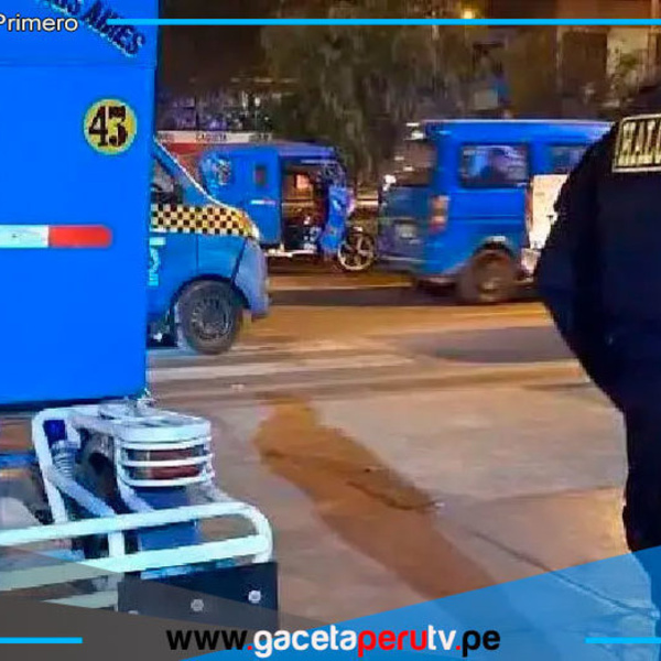 Mototaxista asesinado a balazos en paradero de Canto Grande