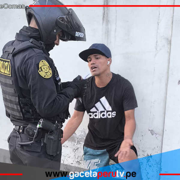 Serenos y policías en Comas capturan a ladrones tras operativo exitoso