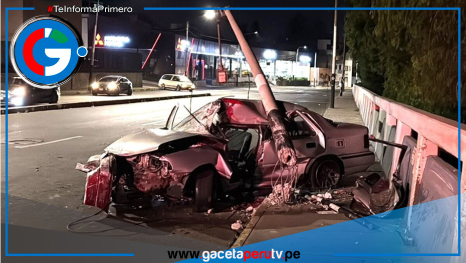 Joven conductor sufre muerte cerebral tras accidente en Arequipa