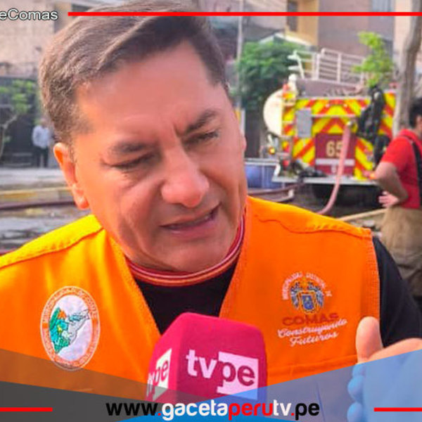 Alcalde exige frenar extorsiones tras incendio en fábrica en Comas